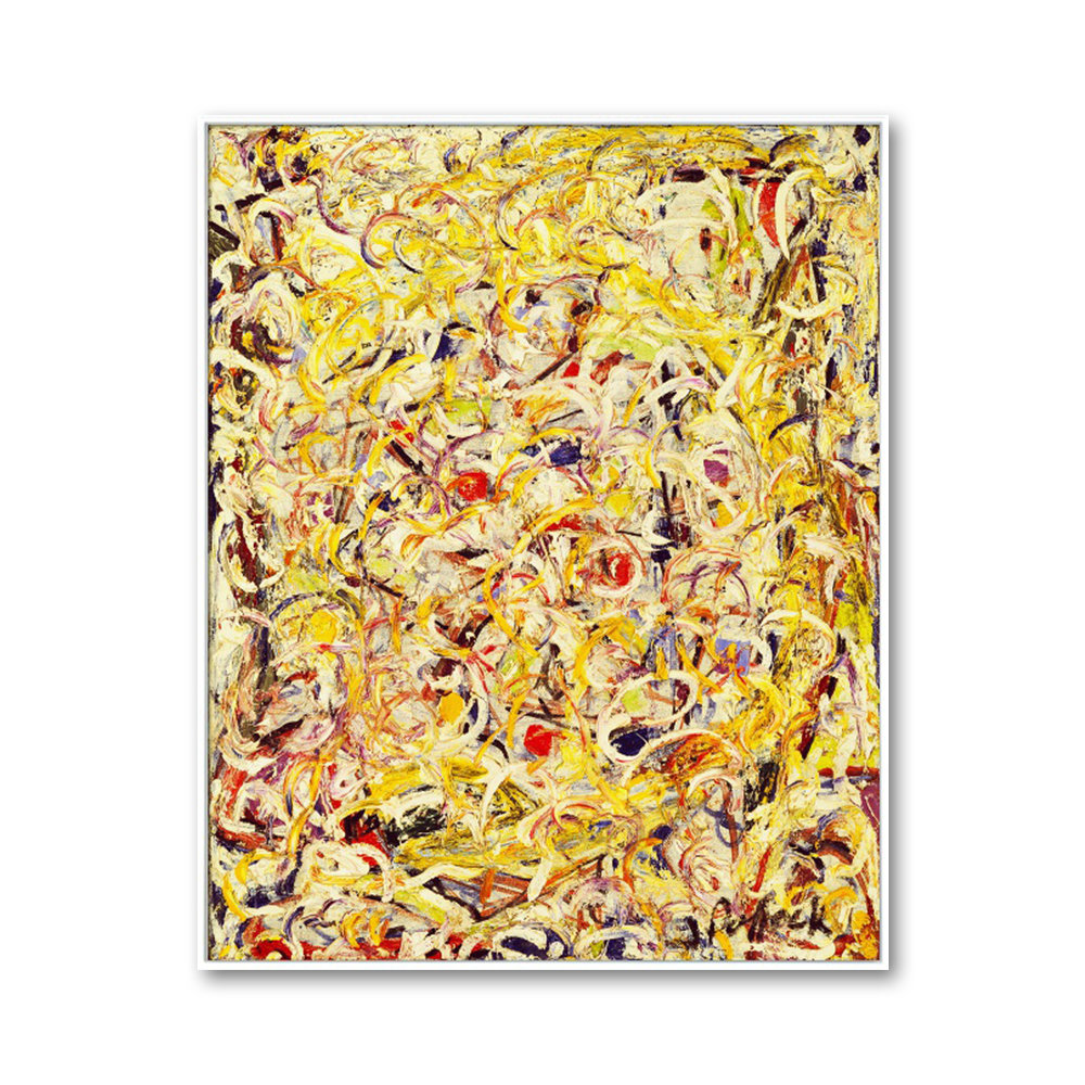 INVIN ART Framed Canvas Giclee Print Art Shimmering Substance By ...