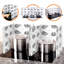 Plaques de protection contre les éclaboussures d'huile en aluminium pliables (blanc)
