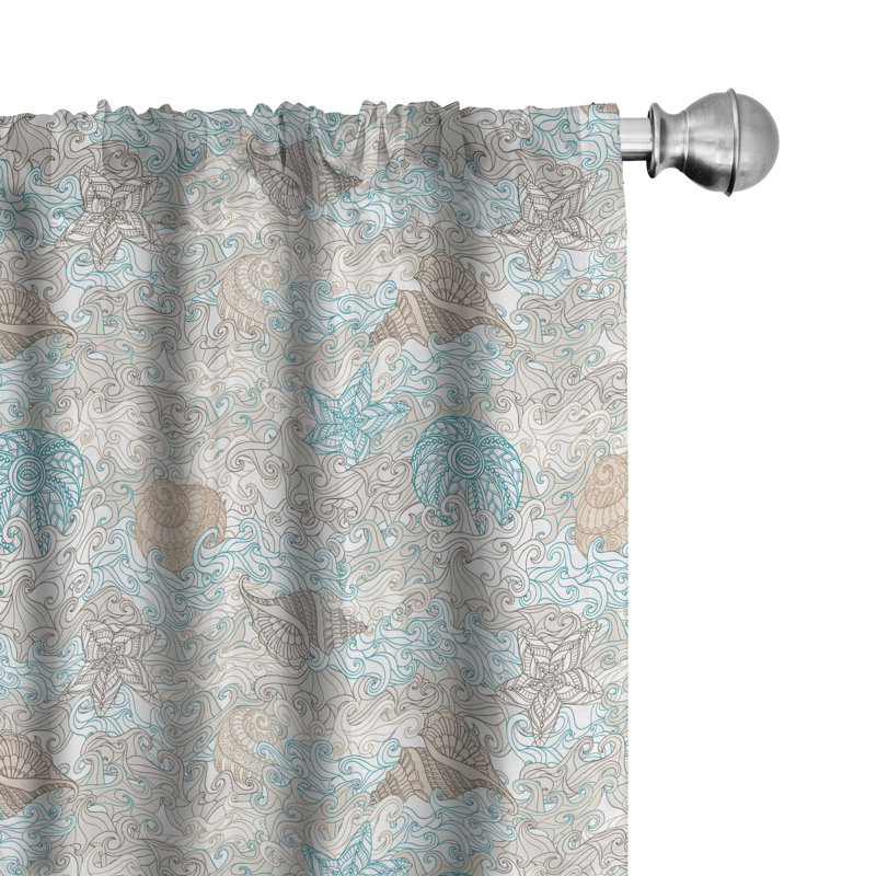 Semi-Sheer Rod Pocket Sliding Panel, 28" x 95"