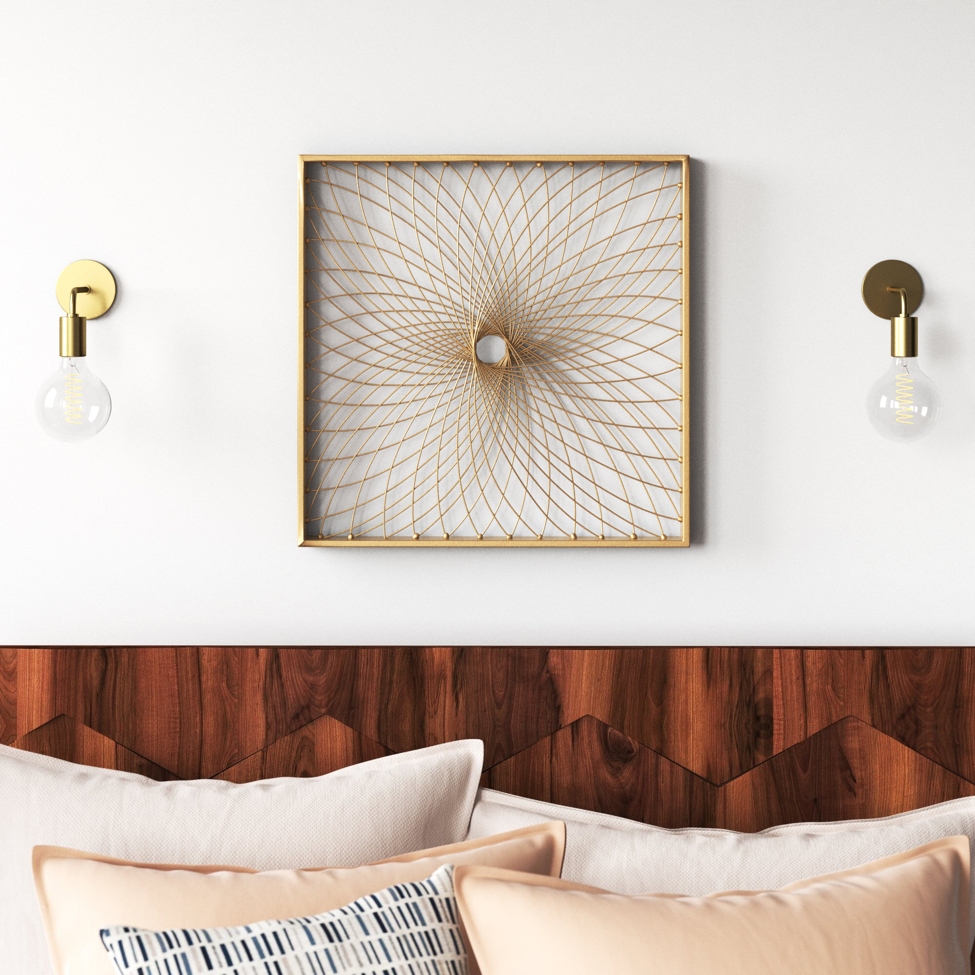 Handmade Modern Abstract Wall Decor on Metal