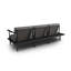 245cm Wide Wood Patio Sofa with Cushions-423304537