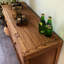 Armoire console en bois d'orme massif