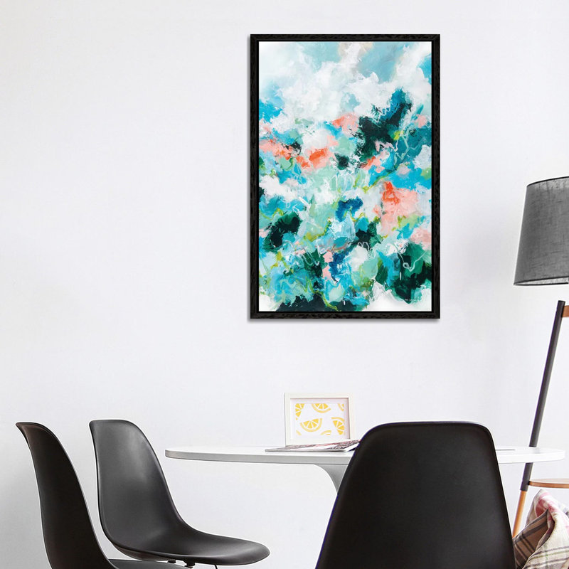 Promise by Cristina Dalla Valentina - Painting on Canvas, 101.6 cm H x 66.04 cm W, Black Framed