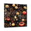 Barnesville - Art mural floral en acrylique pour le salon-101500228