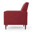 Fauteuil inclinable manuel capitonné à boutons-1758707553