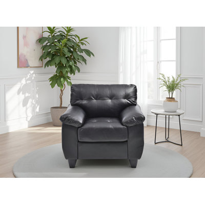Chaise en similicuir Rimouski