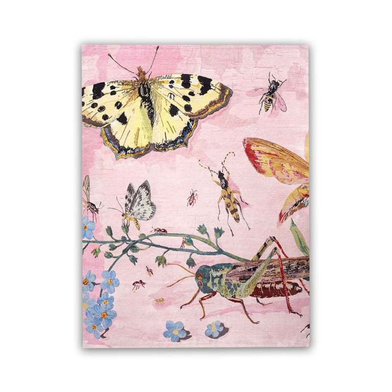 Tapis lavable Butterflies, Rectangle 3 pi 3 po x 4 pi 11 po