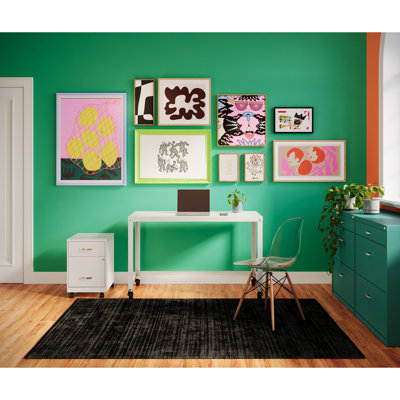 Home Office Desk and Storage Set