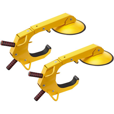 Wheel Lock Clamp, 2-Pack Trailer Wheel Lock, Heavy-Duty Anti Theft Tire Lock, Trailer Wheel Locks for RV Trailers, Cars, Trucks, SUVs