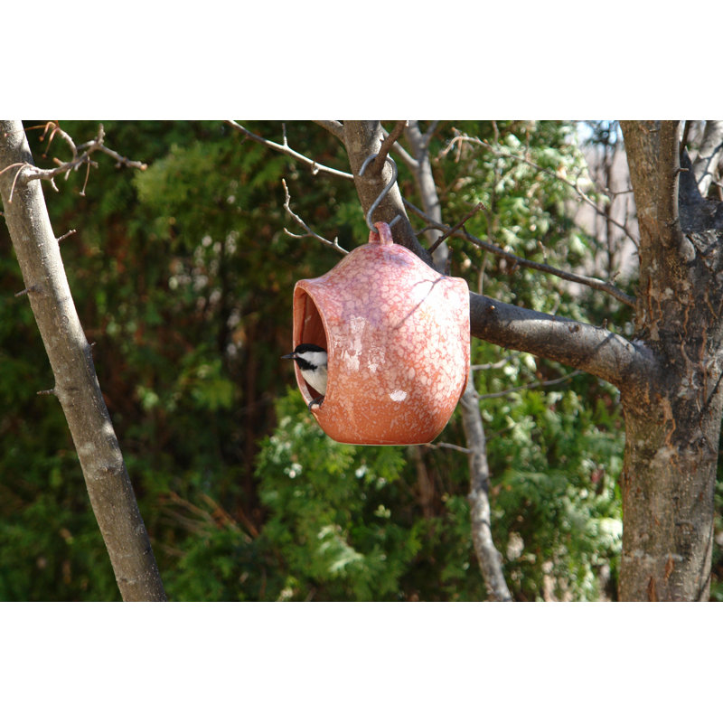 Mangeoire à oiseaux décorative, Rouge