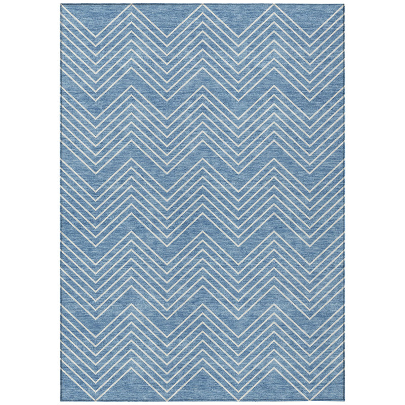 Machine Washable Indoor/Outdoor Chantille ACN2390 Geometric Rug, Rectangle 2'6" x 3'10"