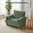 41" Oversized Accent Chair for Living Room, Chenille Armchair w/Pillow Arms-745491089