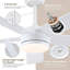 Ventilateur de plafond moderne 46 "avec lumières et télécommande-771926133