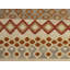 Geometric Area Rug in Brown