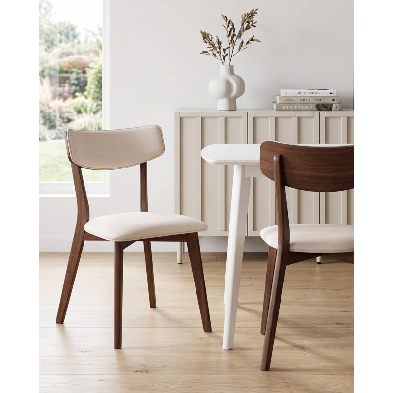 47cm H Fabric Upholstered Accent in White