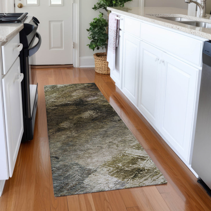 Tapis intérieur / extérieur Fayme, Tapis de couloir 2 pi 3 po x 7 pi 6 po