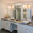 Elegant 3-Light Tapered Glass Vanity Light