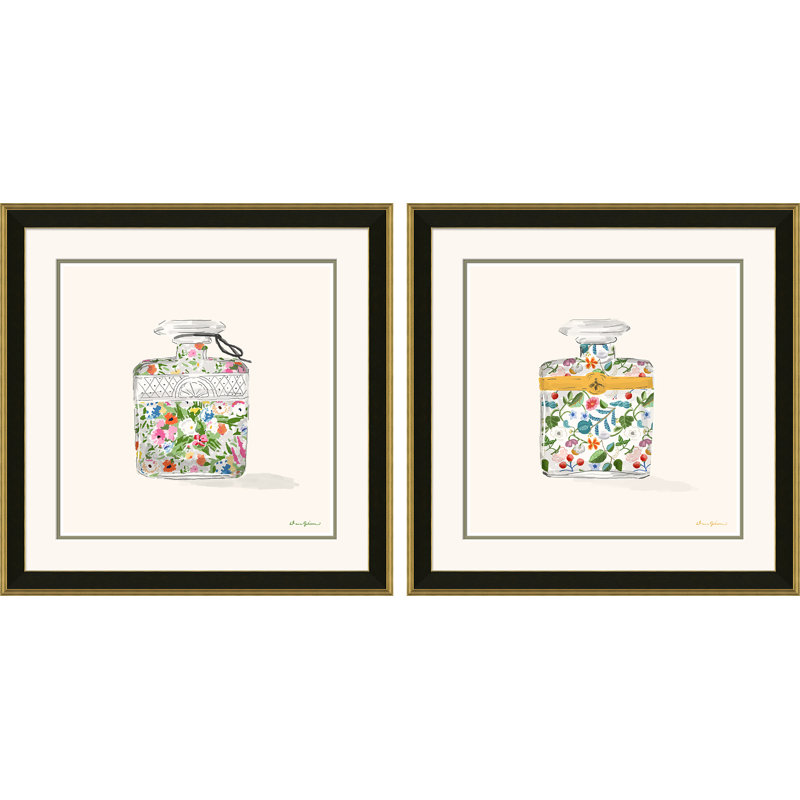 Garden & Breakfast Floral Parfum Print by Dana Gibson