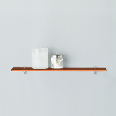 Glass Accent Shelf with Adjustable Shelves