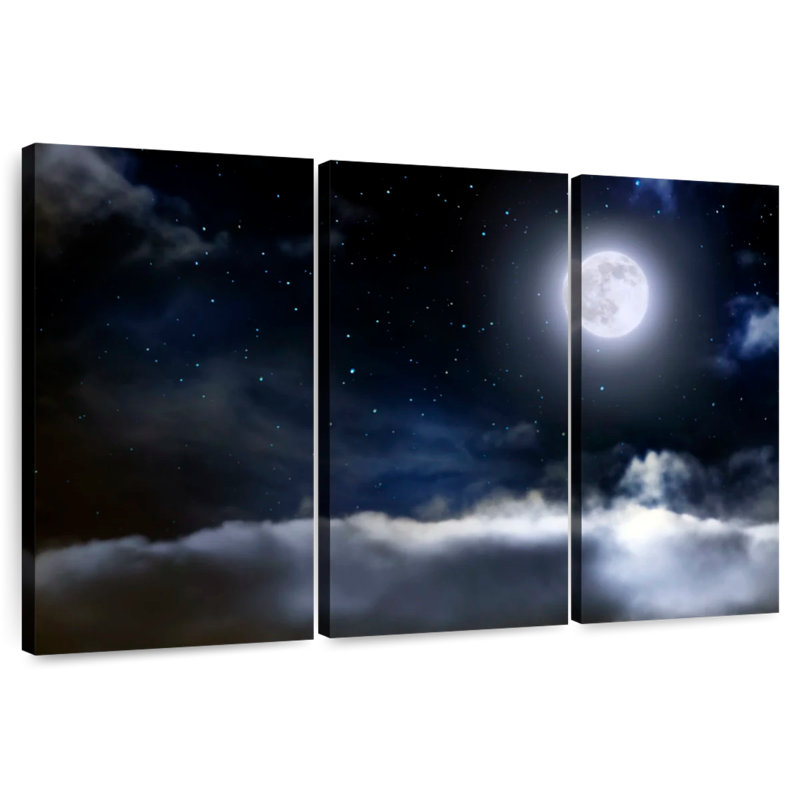 Oberle Glowing Moon, 36" H x 57" W