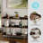 Martha Stewart Emmett Storage Display Bookcase with Vertical Steel Support Posts-89798271