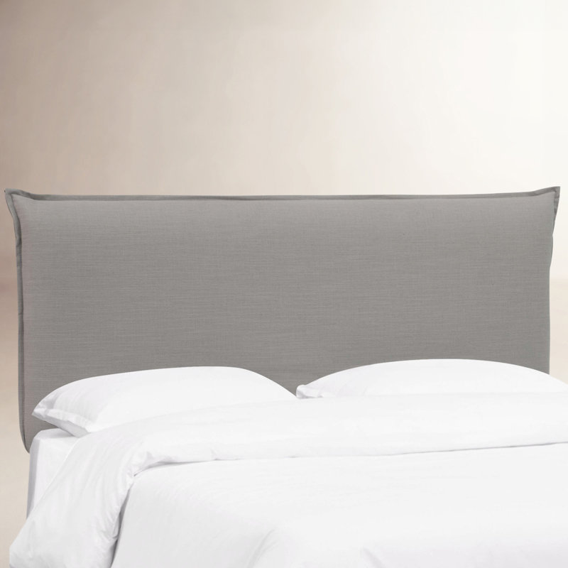 Halcyon Upholstered Headboard, King, Classic Grey Linen