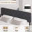 Upholstered Slat Bed-1201400151-1201400150