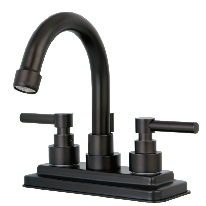 Tampa Centerset Bathroom Faucet with Drain Assembly, Oil Rubbed Bronze
