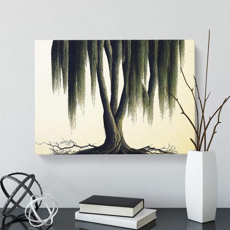 Sensational Weeping Willow Tree - Wrapped Canvas, 35cm H x 50cm W x 3cm D