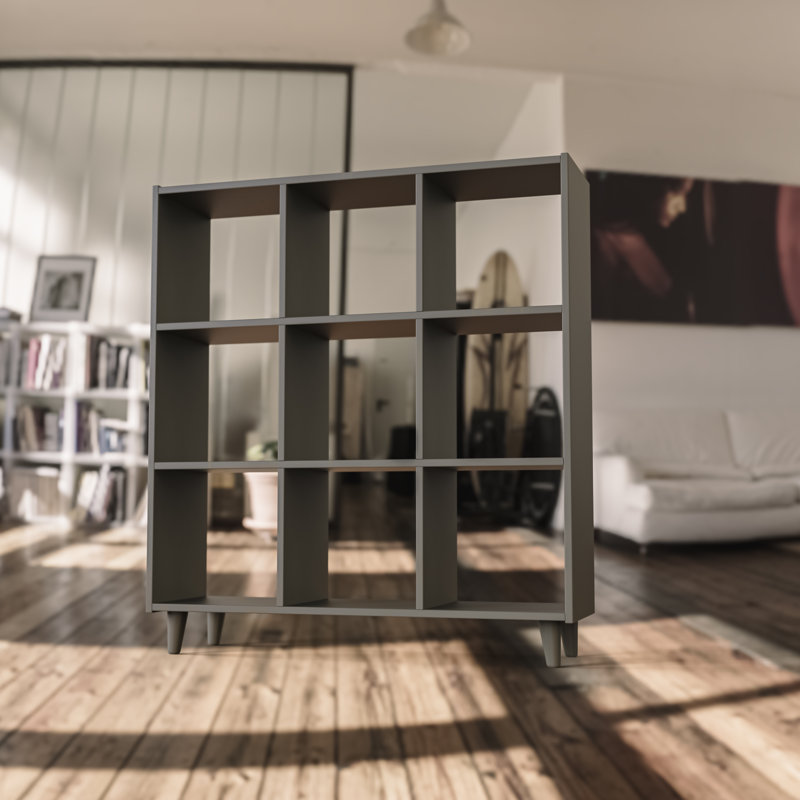 Neuf cubes, Corde / naturel