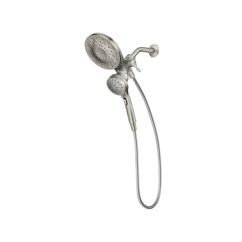 Engage Multi Function Dual Shower Head with Magnetix, Brushed Nickel