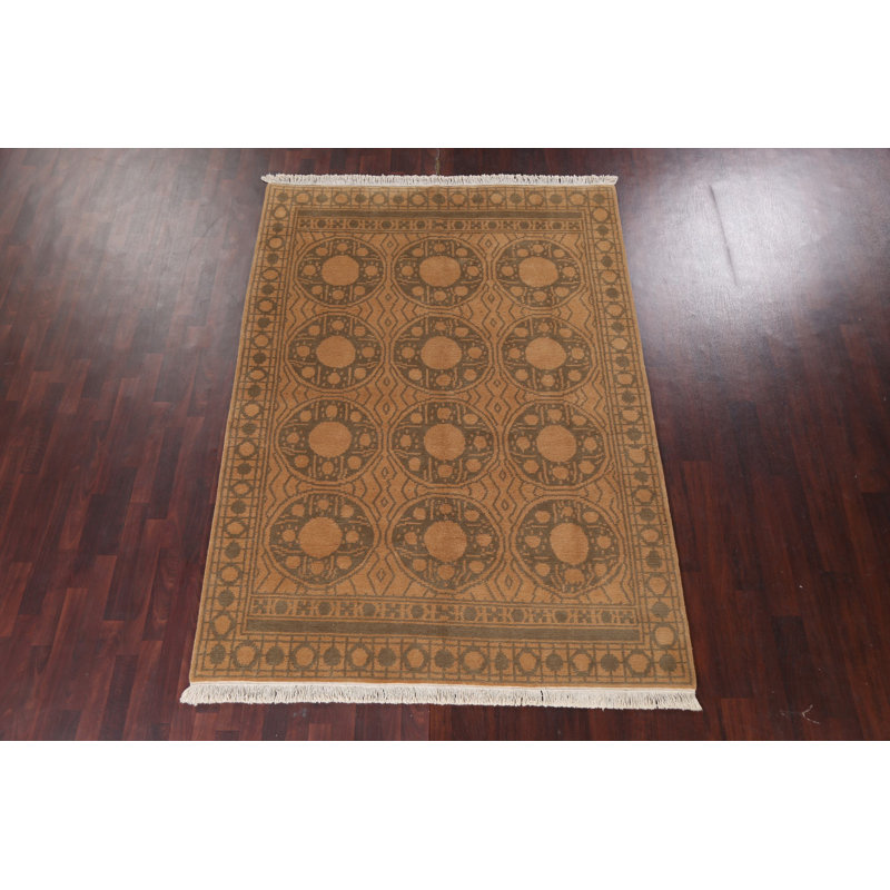 Tapis népalais à teinture végétale noué à la main 6 x 9