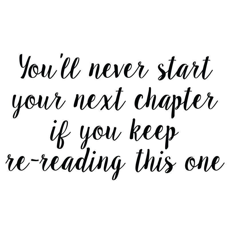 Next Chapter - Wrapped Canvas Print, 76cm H x 76cm W x 3.8cm D