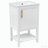 Frere 20'' Single Bathroom Vanity with Ceramic Top-967541936