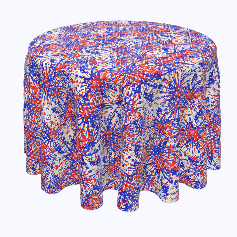 Rupp Painted Firework Fun Tablecloth, 60" x 60"