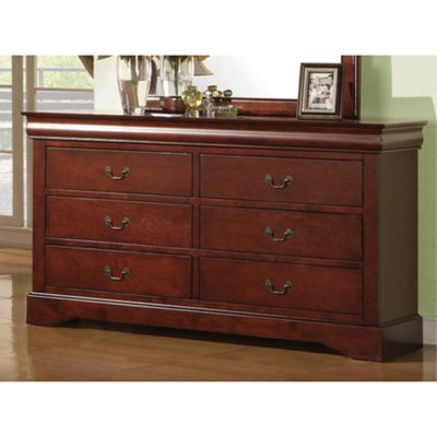 Commode à finition cerisier