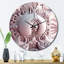 Horloge murale en métal nickel-926774339