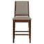 Chaise de comptoir rembourrée Allen Mango Oak (ensemble de 2)