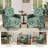 29" Wide Floral Upholstered Armchair With Solid Wood Legs, Traditional Accent Chair-1316245197