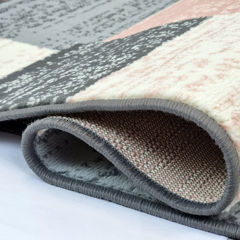Balfore Geometric Area Rug, Rectangle 120 x 170cm