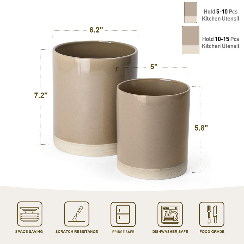 Porte-ustensiles de cuisine pour comptoir Milkyway