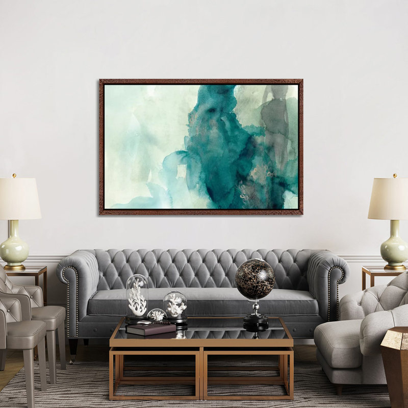 Hydro II by June Erica Vess - Painting on Canvas, 152.5 cm H x 101.5 cm W, Classic Wood Floater Framed