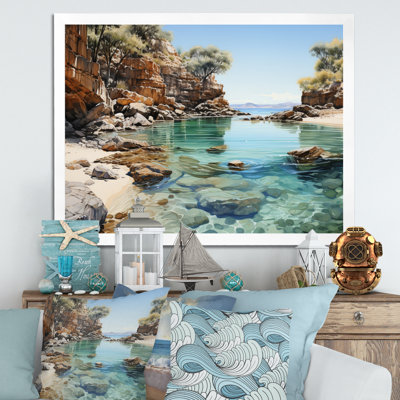 Bevard Rocky Beach Isolé sur toile