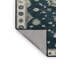 Tapis bleu lavé à la machine-1967965645