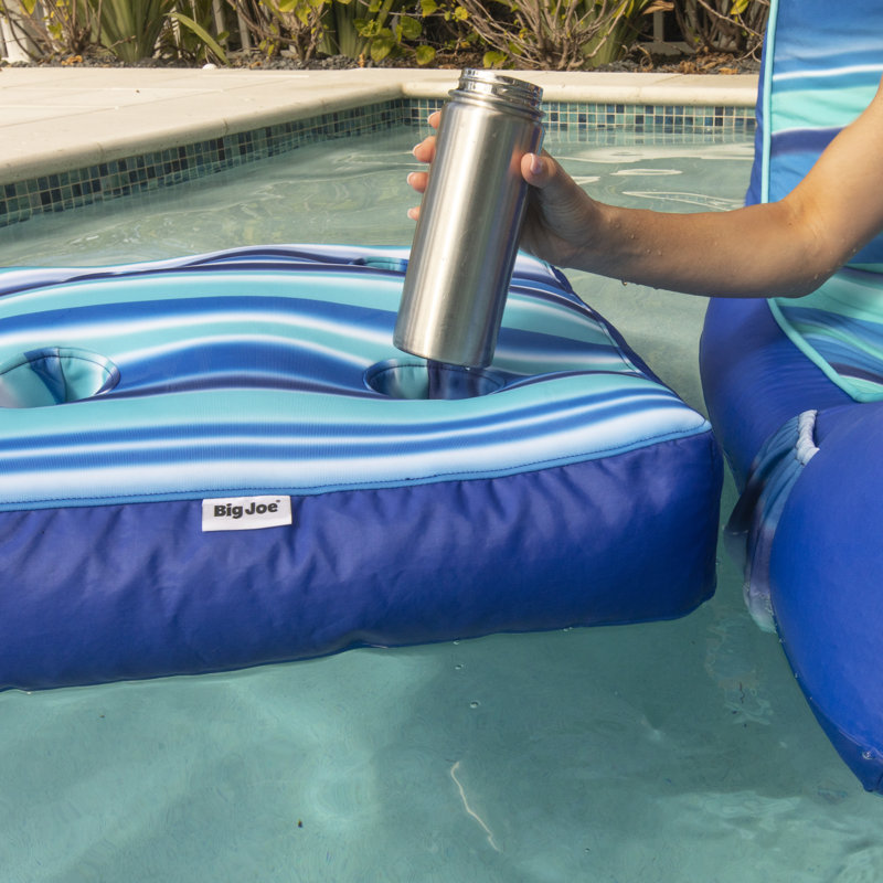 Big Joe Captain's Caddie Pool Float, Light Blue