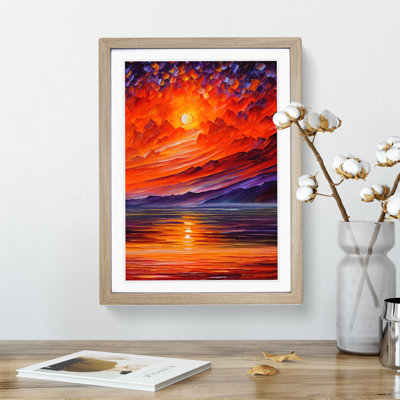 Ocean Sunset View No.4 - Framed Print