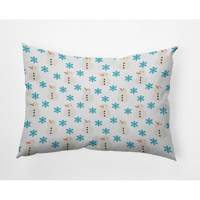 Reversible Throw Pillow, 14" x 20", Rectangular