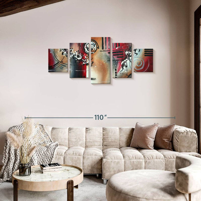 Red Divinity, 34" H x 74" W