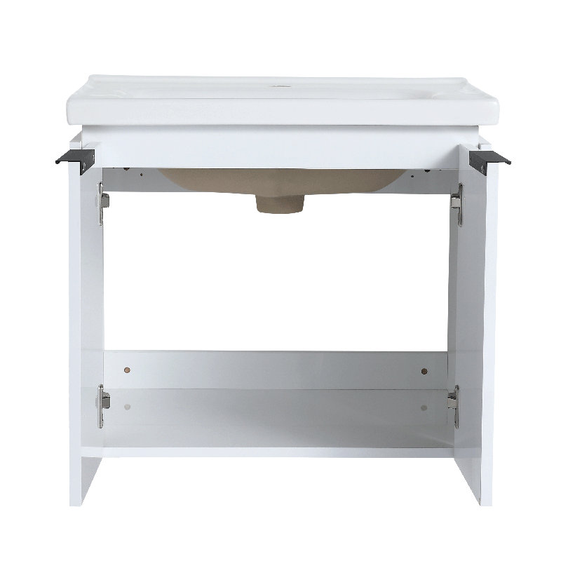 Shylei 23.82'' Single Bathroom Vanity with Ceramic Top