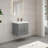 23.62'' Single Bathroom Vanity with Acrylic Top-67996102